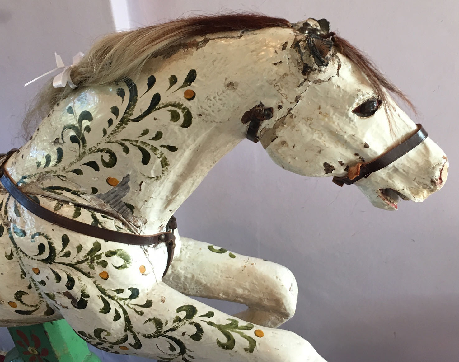 An early 20th century painted rocking horse - Image 3 of 3