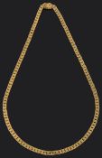 A heavy Continental gold neck chain