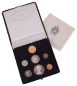 Canada Elizabeth 1867-1967 centennial commemorative gold and silver seven coin proof set