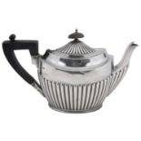 A George V silver bachelors teapot