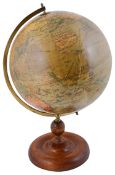 A 10-inch terrestrial globe
