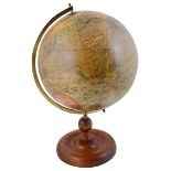 A 10-inch terrestrial globe