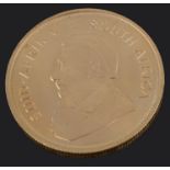 A South African 1 oz fine gold full Krugerrand, 1974