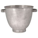 An Italian Art Deco .800 silver twin handled ice pail c.1935