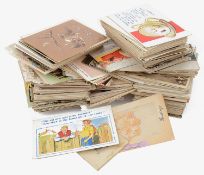 Collection of postcards including real photographs, advertising cards from 1904 onwards