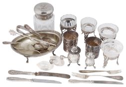 A collection of mostly early 20th century Italian .800 silver items