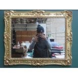 GILT FRAMED WALL MIRROR