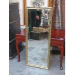 GILDED BEVELLED WALL MIRROR