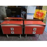 1950s STYLE DRESSING TABLE AND MATCHING CHEST