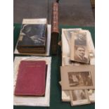 MIXED ;LOT ,MIXED MUSIC RELATED EPHEMERA, ALBUM OF EARLY PHOTOGRAPHS DEPICTING FAMOUS COMPOSERS,