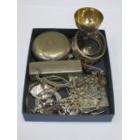 MIXED LOT OF SILVER AND SILVER COLOURED JEWELLERY, INC.