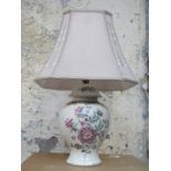 MODERN FLORAL TABLE LAMP