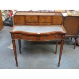 REPRODUCTION SERPENTINE FRONTED WRITING DESK