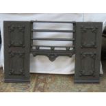 VICTORIAN CAST IRON FIRE INSERT