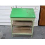 SMALL PAINTED CHILDS SCHOOL DESK