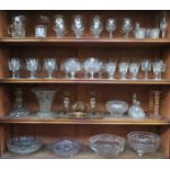 LARGE QUANTITY OF VARIOUS COLOURED AND OTHER GLASSWARE
