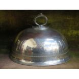 DECORATIVE VICTORIAN SILVER PLATED TURKEY DOME