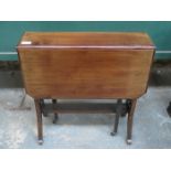 MAHOGANY DROP LEAF SUTHERLAND TABLE