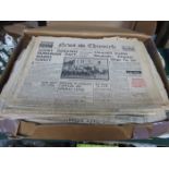 QUANTITY OF VARIOUS VINTAGE NEWSPAPERS