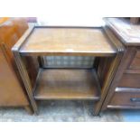 OAK TEA TROLLEY