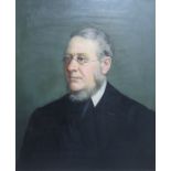 LARGE GILT FRAMED 19th CENTURY PORTRAIT ON CANVAS BY FA PHILIPS, 1897,