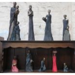 PARCEL OF LIMITED EDITION AFRICAN STYLE STATUETTES,