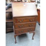 SMALL MAHOGANY FALL FRONT BUREAU