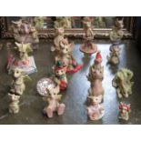 PARCEL OF WHIMSICAL WORLD OF POCKET DRAGONS FIGURES BY LILLIPUT LANE