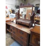 MAHOGANY DRESSING TABLE