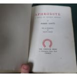 LIMITED EDITION VOLUME- APHRODITE, A NOVEL OF ANCIENT MORALS BY SHANE LESLIE,