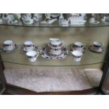 PARCEL OF ROYAL ALBION GILDED FLORAL TEAWARE