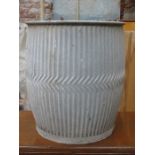 GALVANISED BIN