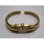 18ct GOLD SNAP WRISTWATCH