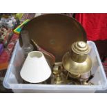 LARGE QUANTITY OF VARIOUS BRASSWARE