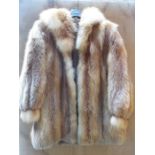 VINTAGE CANADIAN RED FOX FUR FULL PELT COAT