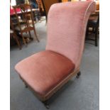 UPHOLSTERED LOW SEATED EASY CHAIR