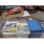 LARGE QUANTITY OF RAILWAY MAGAZINES AND BOOKS,