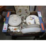 PARCEL OF ROYAL WORCESTER EVESHAM DINNERWARE