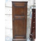 OAK SINGLE DOOR HALL WARDROBE