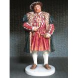 ROYAL DOULTON LIMITED EDITION GLAZED CERAMIC FIGURE- HENRY VIII,