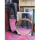 THREE VARIOUS WALL MIRRORS