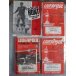 PARCEL OF MAINLY 1960s LIVERPOOL FC PROGRAMS
