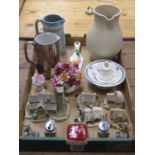 SUNDRY CERAMICS, LILLIPUT LANE MODELS AND JASPERWARE JUGS, ETC.