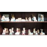 QUANTITY OF VARIOUS PENDELFIN CERAMICS RABBITS