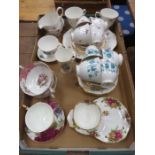 VARIOUS PART TEA SETS