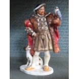 ROYAL DOULTON LIMITED EDITION GLAZED CERAMIC FIGURE- HENRY VIII,