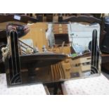 ART DECO STYLE WALL MIRROR