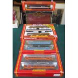 FIVE HORNBY OO GAUGE BOXED LOCOMOTIVES INCLUDING RAIL SETS