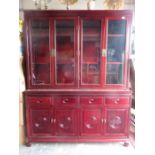 ORIENTAL FOUR DOOR DISPLAY UNIT