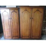 TWO AUSTIN SUITE DOUBLE WARDROBES